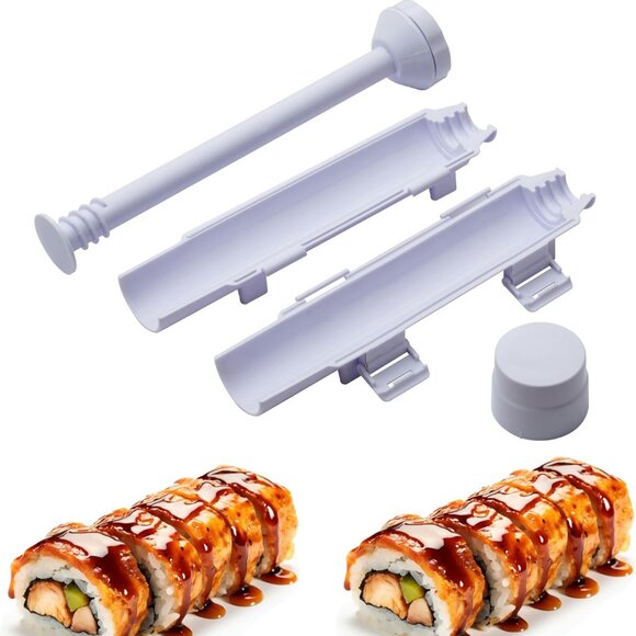 Sushi Bazooka Sushi Maker Kit, Sushi Roller Plastic Mold Food Grade Sushi Maker - Picture 1 of 11